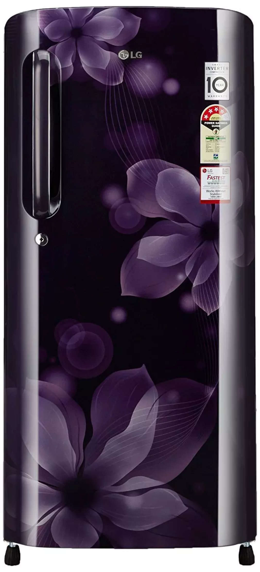 Compare Lg 190 L 4 Star Direct Cool Single Door Refrigerator Gl B201apoxapozebn Purple Orchid 7927