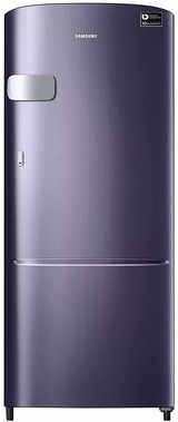 Samsung 192 L 5 Star Direct Cool Single Door Refrigerator (RR20M1Y2XUT/RR20M2Y2XUT, Pebble Blue, Inverter Compressor)