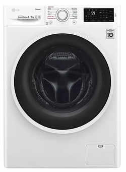 LG 8 Kg/5 Kg Washer Dryer (F4J6TGP0W, Blue-White)