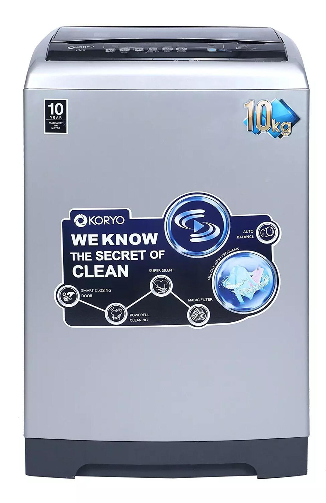 Compare Koryo 10Kg Top Loading Fully Automatic Washing Machine KWM1000TL vs Whirlpool ACE 8.5