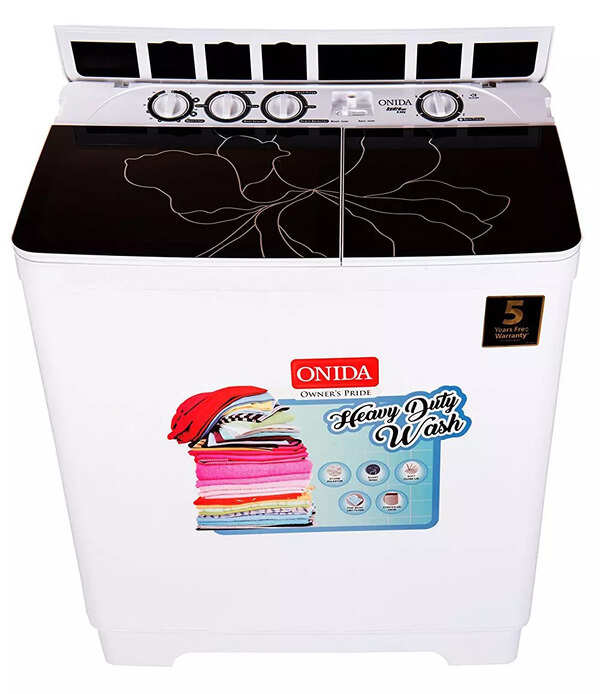 Onida 9.5 Kg SemiAutomatic Top Loading Washing Machine (S95GC, Black) Photo Gallery and