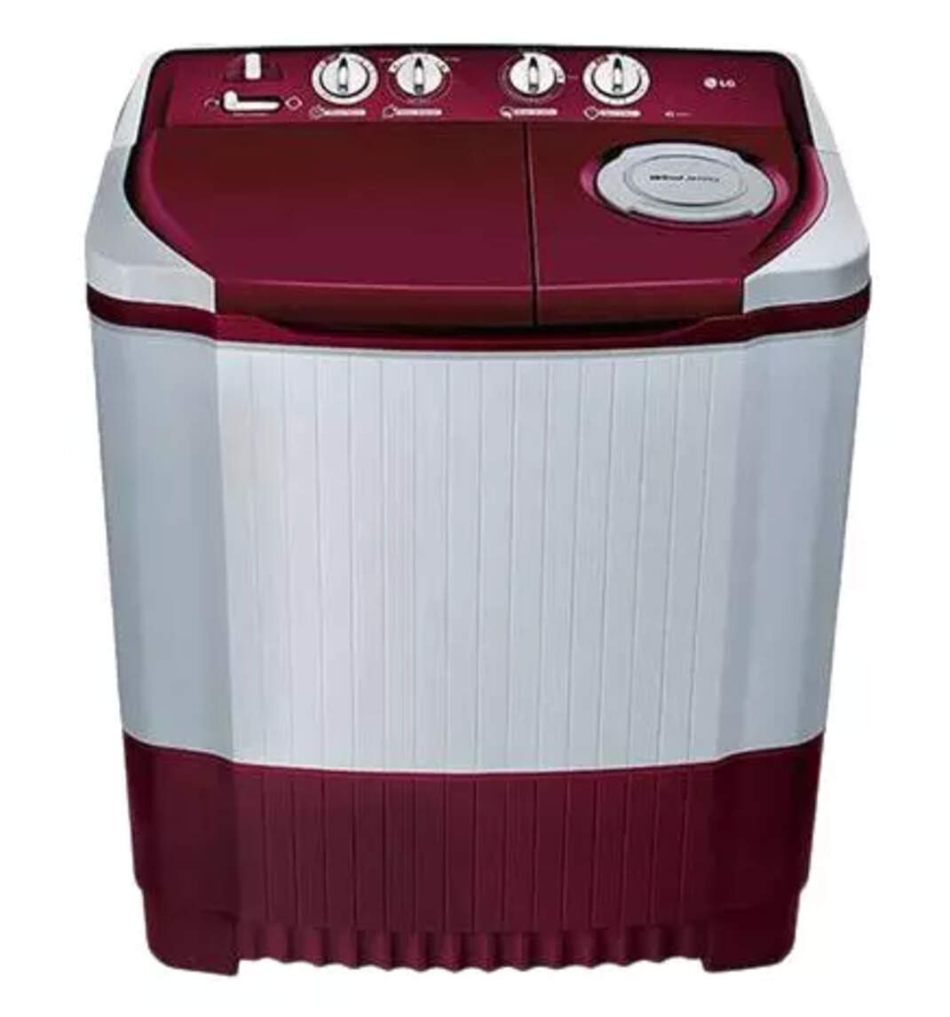 Compare LG P7559R3FA 6.5Kg SemiAutomatic Top Load Washing Machine (Burgandy) vs Samsung
