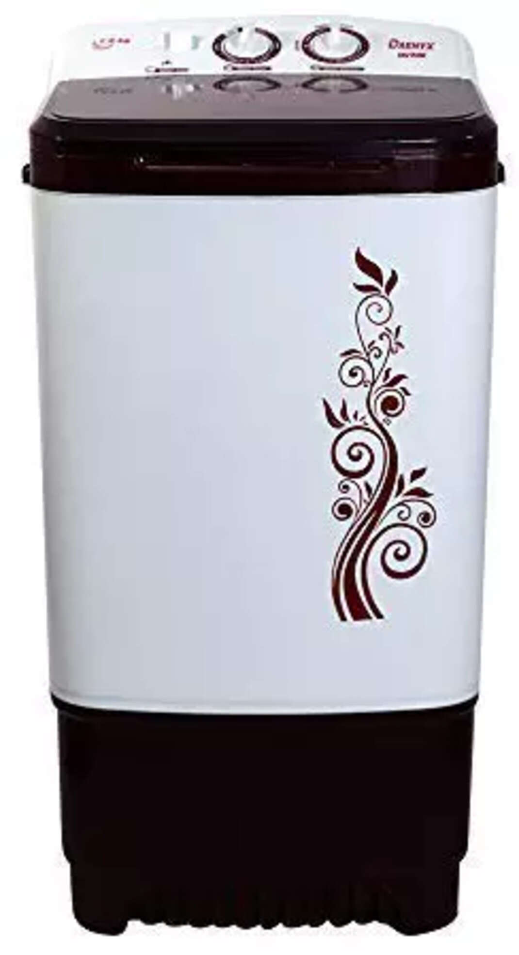 Compare Daenyx Washer 7.5 Kg Transparent Single Tub Washer (Ruby Red