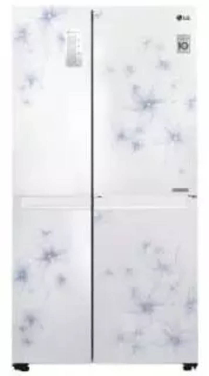 lg 675 litres gc c247uguv side by side refrigerator