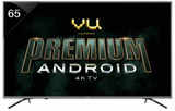 Vu Premium Android 163cm (65 inch) Ultra HD (4K) LED Smart TV  (65-OA)