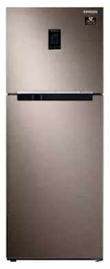 Samsung 324 L 2 Star Inverter Frost-Free Double Door Refrigerator (RT34T4542DX/HL, Luxe Brown, Convertible)