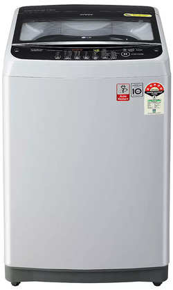 LG 7.0 Kg 5 Star Smart Inverter Fully-Automatic Top Loading Washing Machine (T70SJSF3Z, Middle Free Silver, Jet Spray Plus)