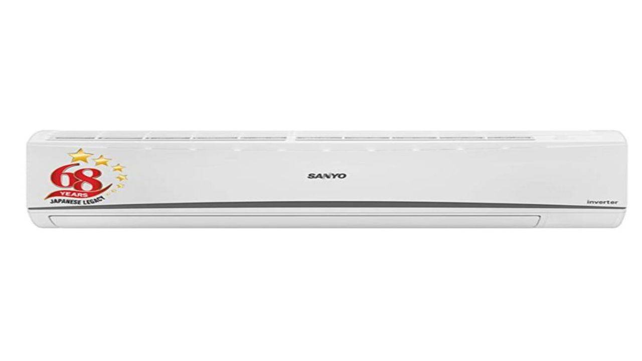 sanyo 1.5 ton 3 star dual inverter wide split ac