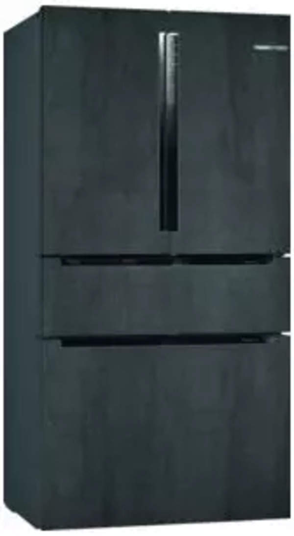 Bosch Serie | 8 French Door Bottom freezer, 3 doors183 x 90.6 cm Graphite