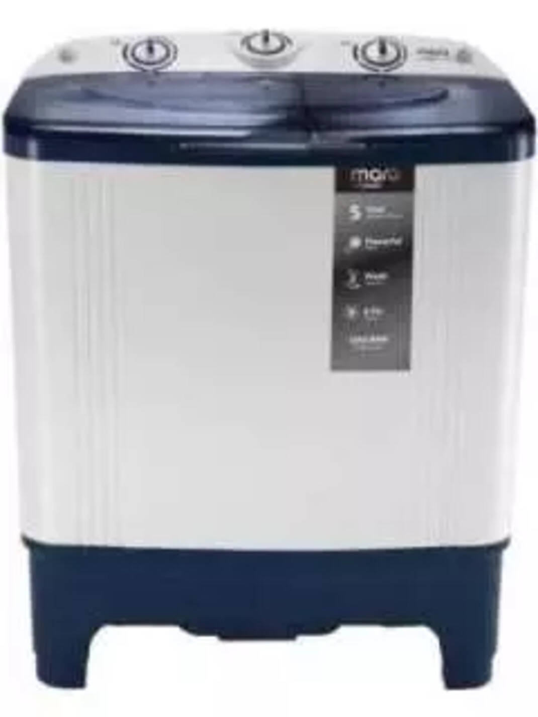 Compare MarQ MQSAHB65 6.5 Kg Semi Automatic Top Load Washing Machine vs Voltas Beko Semi