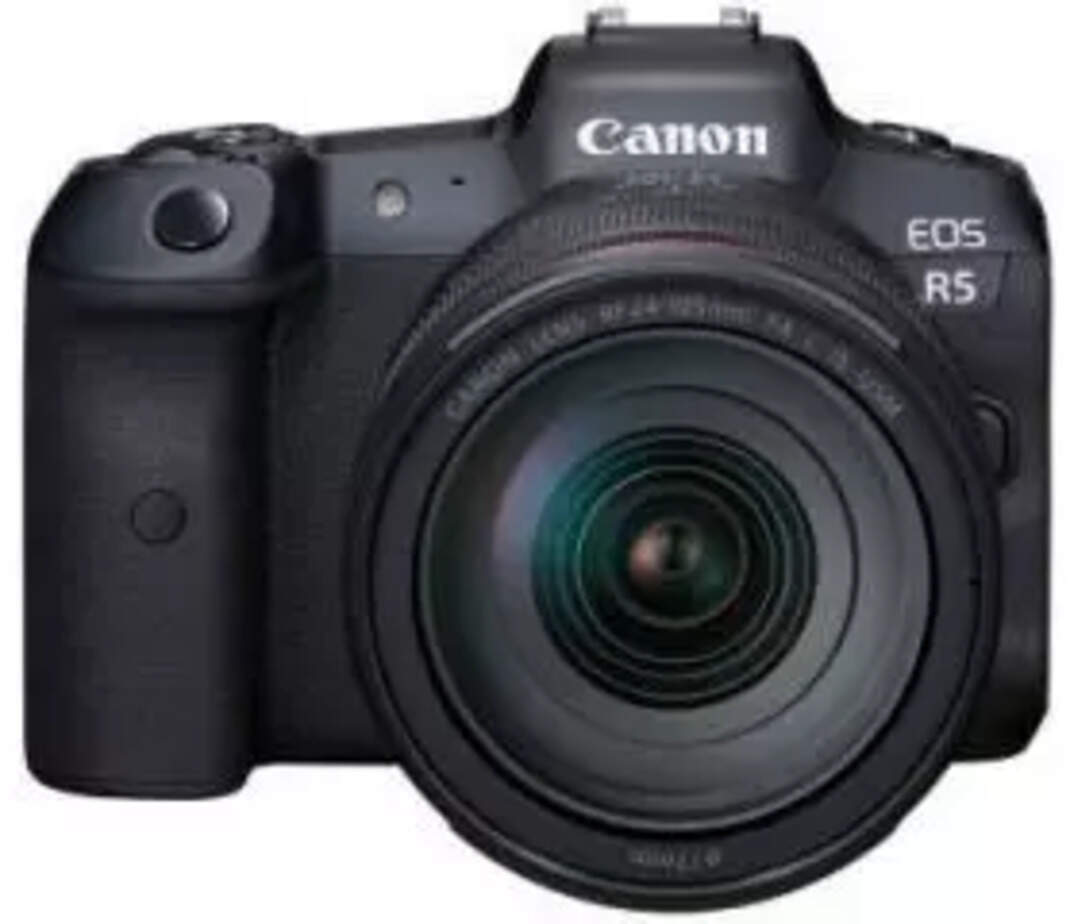 Canon EOS R5 (RF 24-105mm f/4L Lens Kit Lens) Mirrorless Camera: Price ...