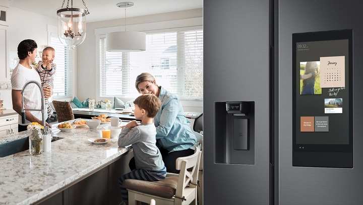 samsung spacemax family hub iot refrigerator price