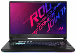 Asus Gaming Laptop ROG Strix G17 i7-10750H(16 Gb Ram,1T SSD,17.3 FHD-144hz,GTX1660Ti-6GB,RGB Backlit-4 Zone,WIFI6,WIN10,,Black Plastic),G712LU-EV002T