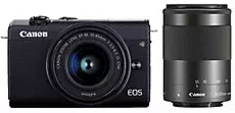 Canon EOS M200 Mirrorless Digital Camera with 15-45mm Lens (Black)