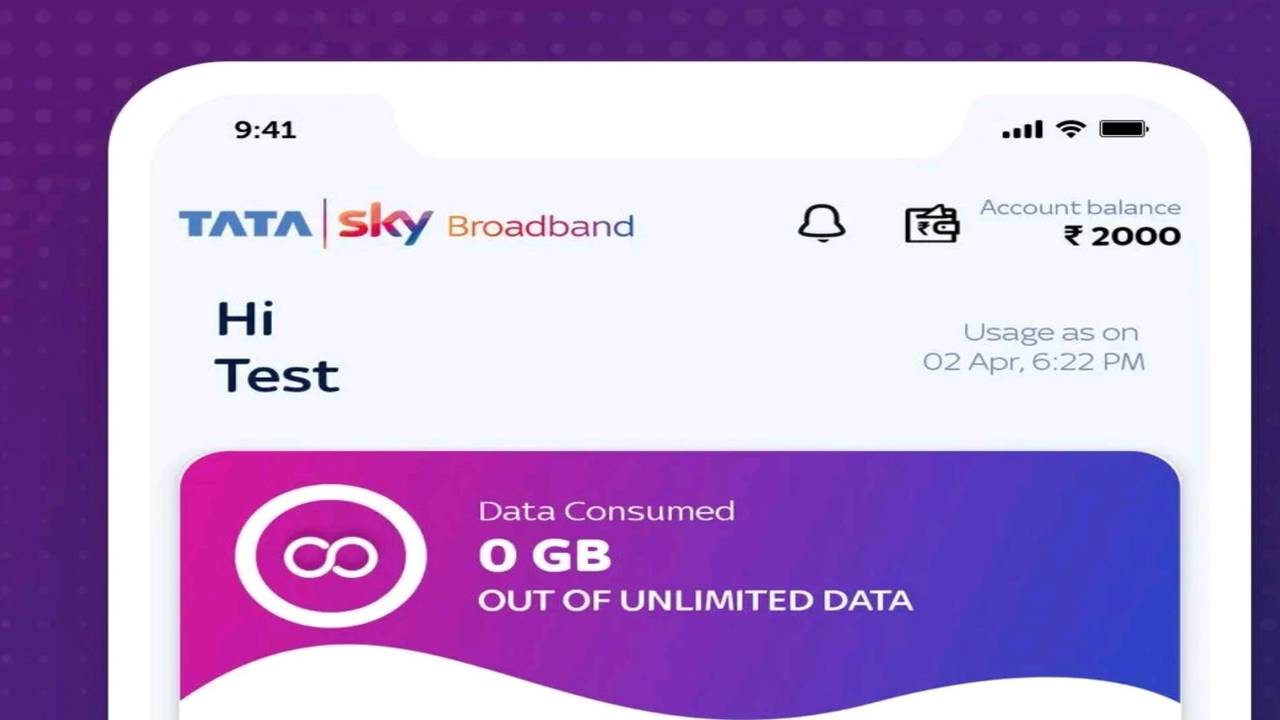 Tata sky sales speed test