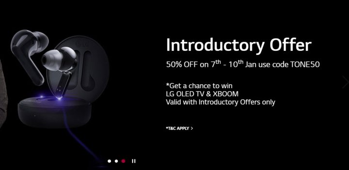 lg earbuds promotion