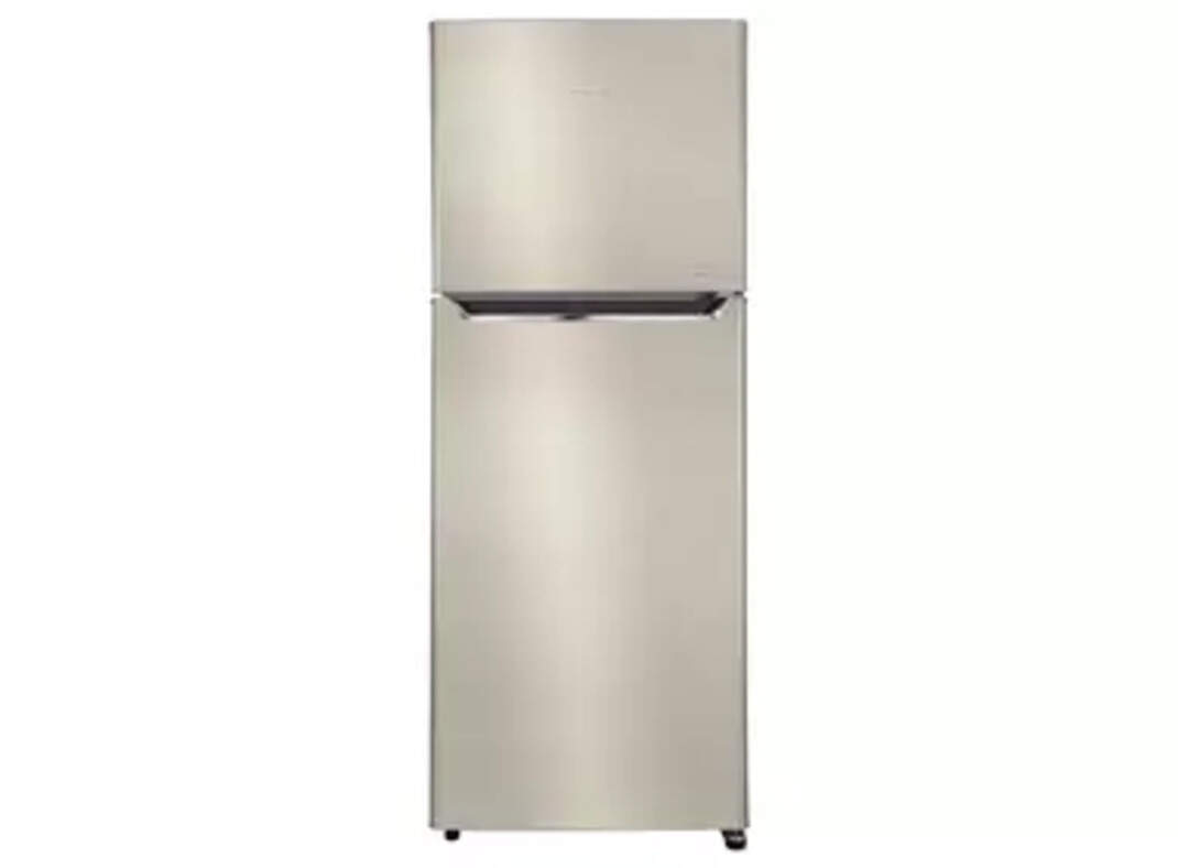 Compare Lloyd Double Door 276 Litres 2 Star refrigerator Iro Steel