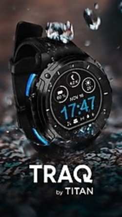 Titan TraQ Cardio 1.34 Inch LCD Display Green, Orange, Black and Yellow Watch