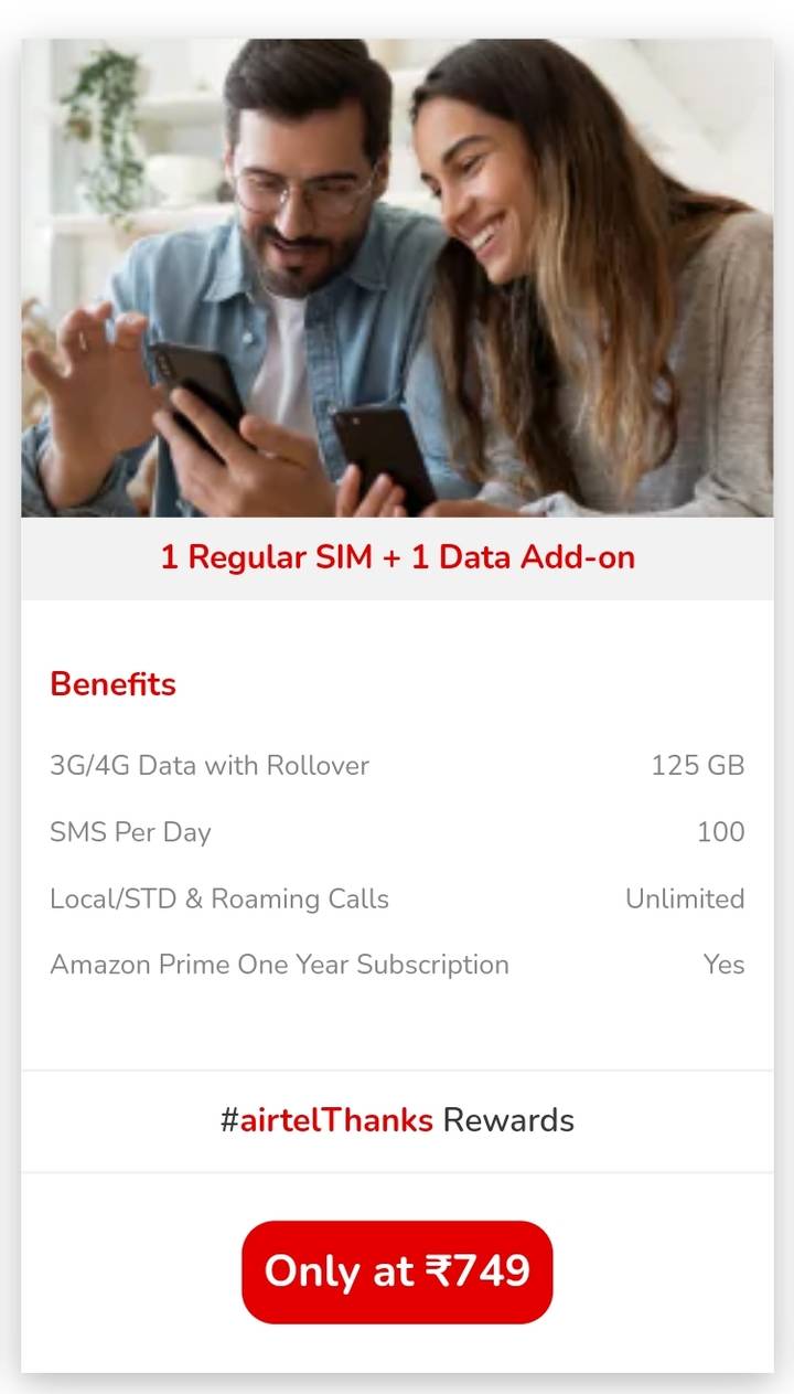 Airtel My Family Plan Airtel Family Postpaid Plans Price Benefits And More