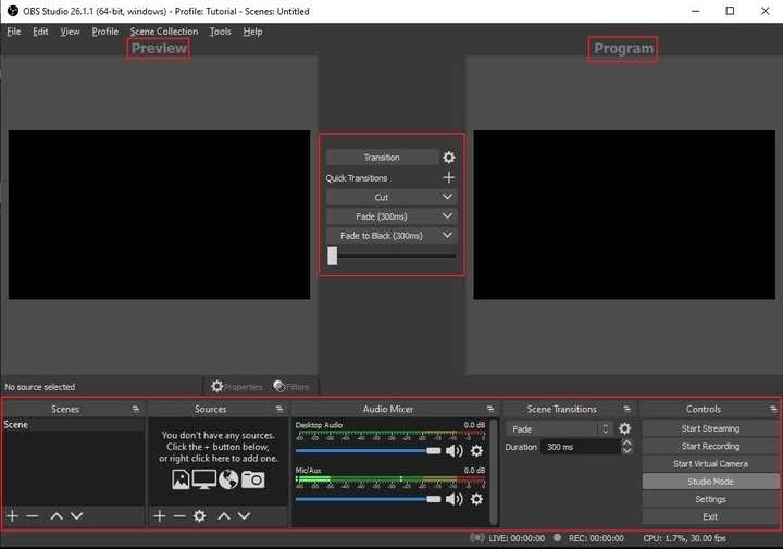 how to record a video using obs studio