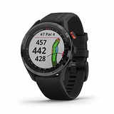 Garmin Approach S62 Smart Watch (Black Ceramic Bezel with Black Silicone Band)