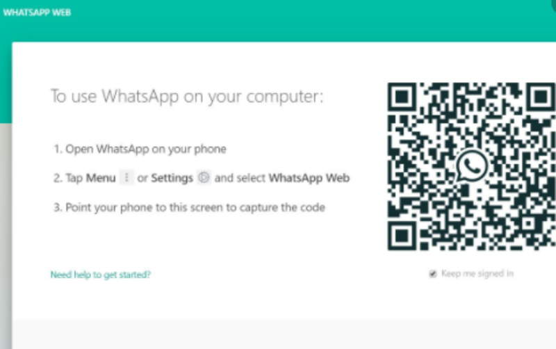 where is the whatsapp qr code scanner on note 9