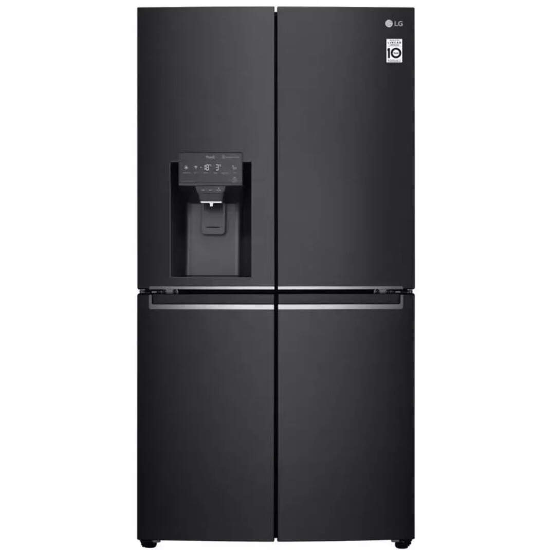 Compare LG French Door 570 Litres 2 Star Refrigerator Matt Black GC