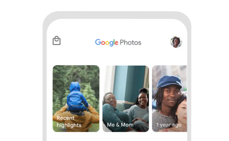 google photos backup select folders