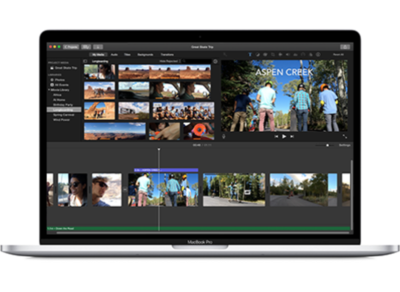 how to cut a video on imovie mac
