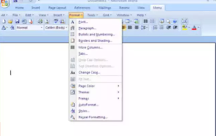 microsoft office layout options