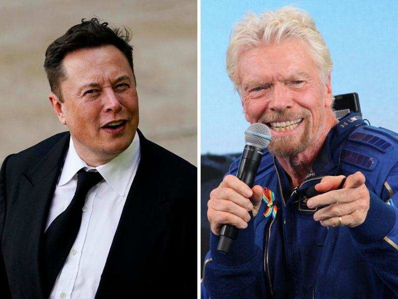 Musk calls photo shared by Richard Branson “brutal”