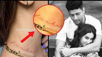 Shibani Dandekar gets boyfriend Farhan Akhtar's name tattooed on her neck | Hindi Movie News - Bollywood - Times of India Shibani Dandekar gets boyfriend Farhan Akhtar's name tattooed on her neck | Hindi Movie News - Bollywood - Times of India