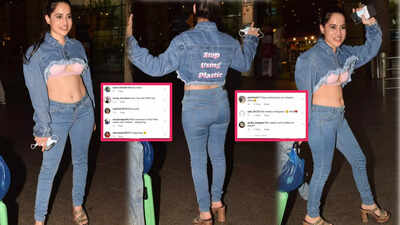 'Bigg Boss OTT' fame Urfi Javed's airport look raises eyebrows ...