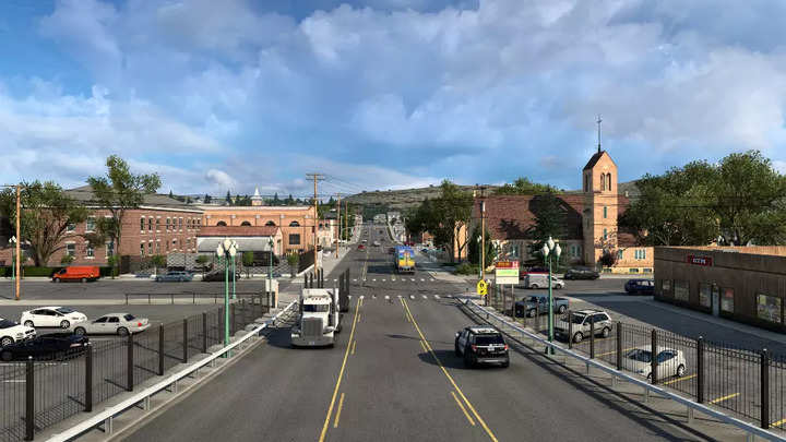 American Truck Simulator gets Wyoming DLC today