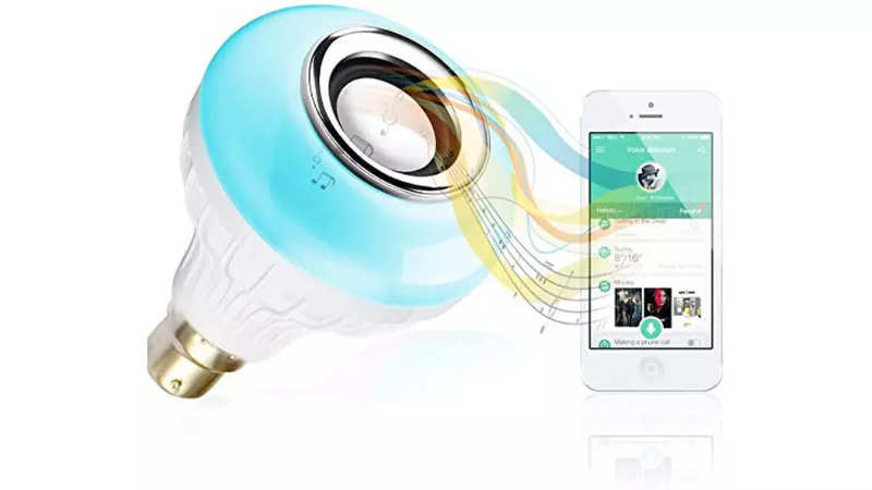 E27 LED Bulb light Bluetooth Remote Control Speaker Multi-Color for iphoneX 7 8 