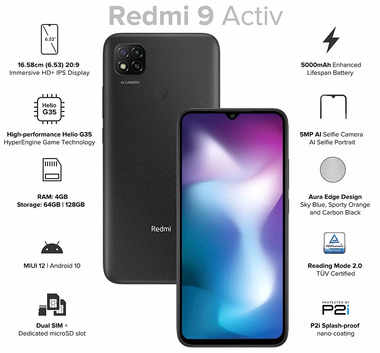 mi redmi 9 active price