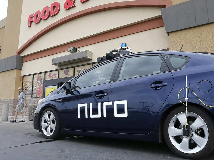 nuro: Nuro, 7-Eleven launch California autonomous delivery service with safety  drivers