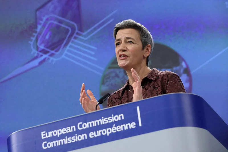 EU antitrust chief says tech giants may prefer fines to compliance, cites Apple