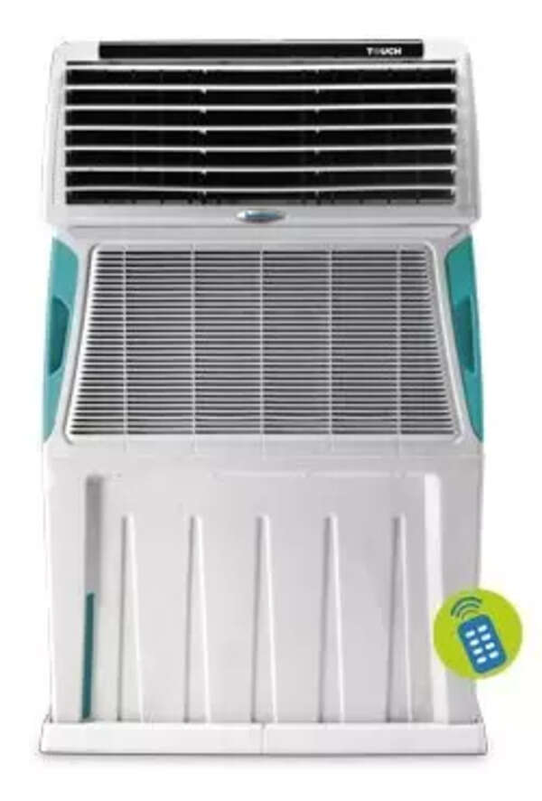 Symphony Fiber Touch Air Cooler with Remote Controls (110 L, White