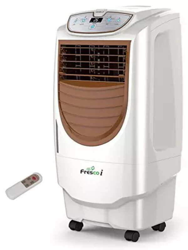 Havells Fresco I Personal Air Cooler 24 litres (White, Brown) Photo
