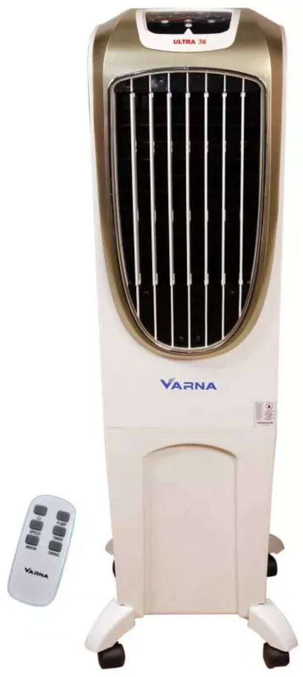 Varna Ultra 36 Personal Air Cooler Room Personal Air Cooler (Metallic