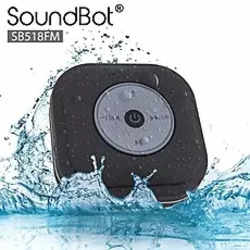 SoundBot SB518 FM Shower Bluetooth Speaker (Black, Mono Channel)