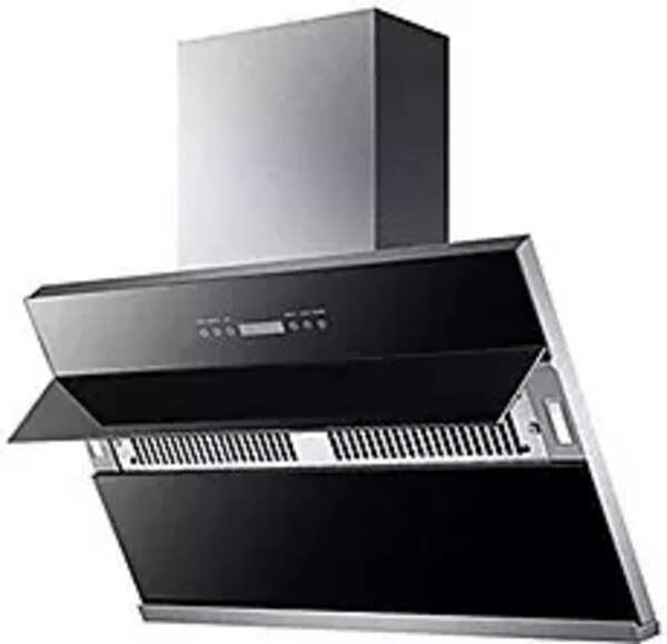 Kaff NOBELO TX DHC 90 Auto Clean Wall Mounted Chimney (Black 1340 CMH