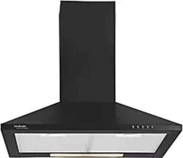 Hindware HIN84M Wall Mounted Chimney (Black 1000 CMH) Photo Gallery and
