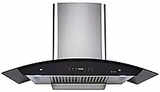 Elica 90 cm 2 Baffle Filters, Touch Control Auto Clean Chimney (WD HAC TOUCH BF 90 SS, 1200 m3/hr, Steel/Grey)