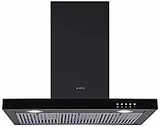 Elica 90 cm 2 Baffle Filters, Touch Control Auto Clean Chimney (TSP HAC BF 90 TOUCH NERO, 1100 m3/hr, Black)