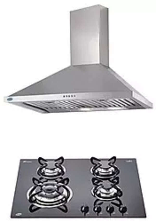 GLEN GL 6054 SS Kitchen Chimney 60cm 1000m3/h + Built in Hob GL 1065 TR COMBO Offer Photo