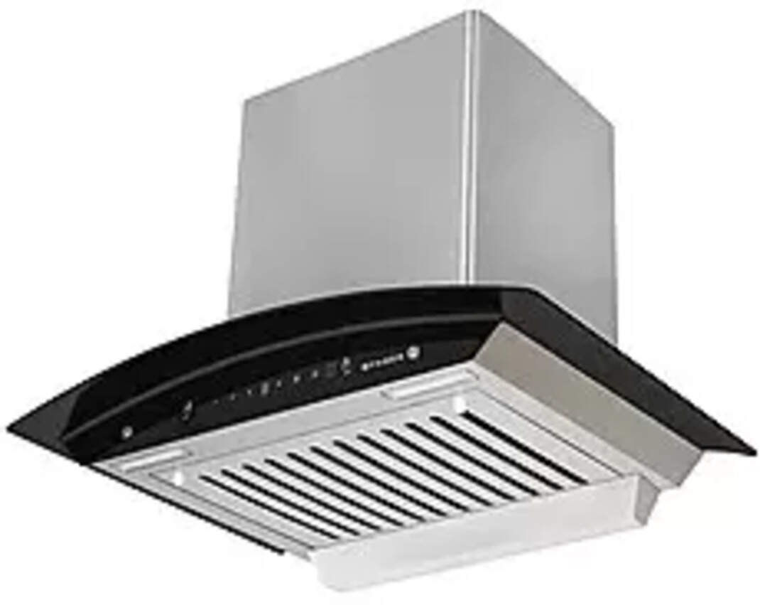 Compare Faber 60 cm 1100 m³/HR AutoClean Curved Glass Kitchen Chimney