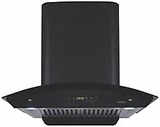 Elica 60 cm 2 Baffle Filters, Touch Control Chimney (WD HAC TOUCH BF 60,1200 m3/hr Auto Clean, Black)