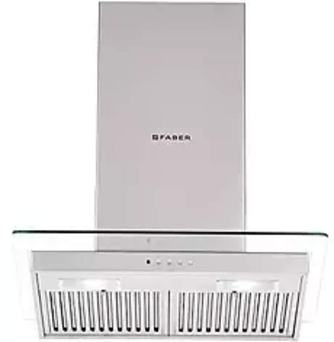 Compare Faber Hood Glassy 3D T2S2 LTW 60 Wall Mounted Chimney (Silver ...